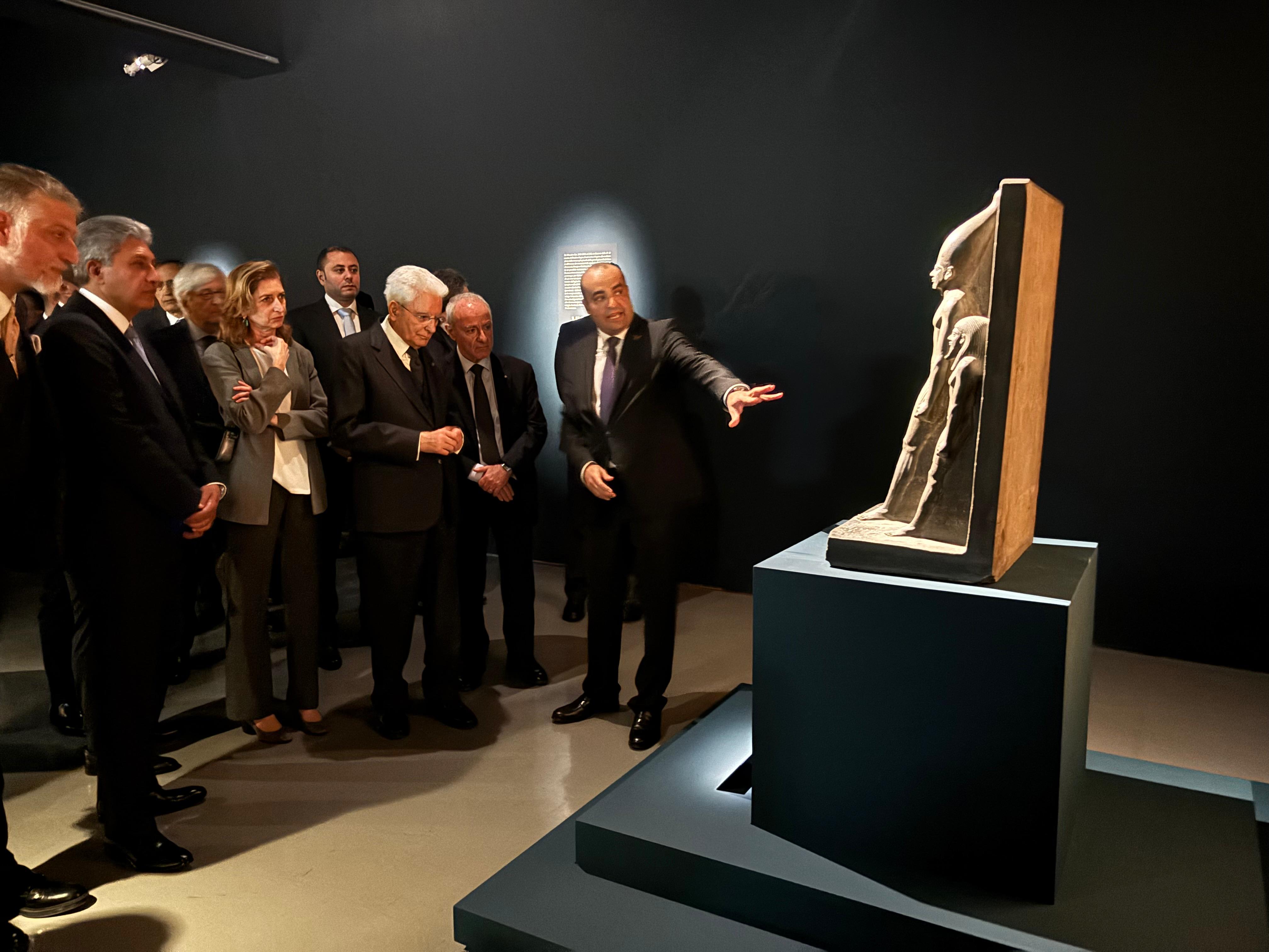 رئيس إيطاليا يفتتح معرض كنوز الفراعنة في روما بحضور وزير السياحة المصري و الثقافة الإيطالي